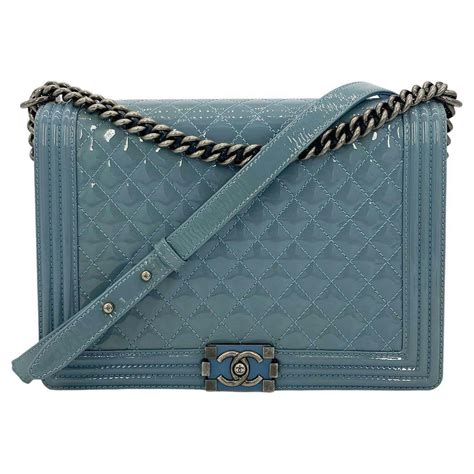 chanel le boy blue|baby blue Chanel boy bag.